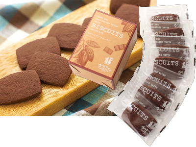 タルトタタンのビスコッツ(チョコレート)
